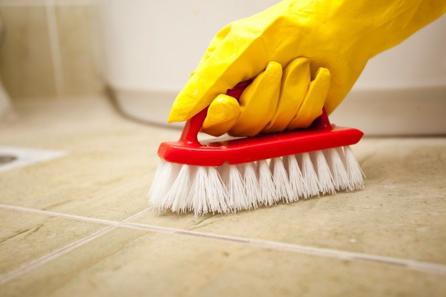 bathroom cleaning